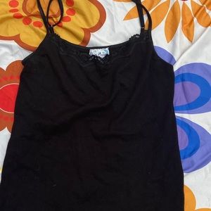 black tank top
